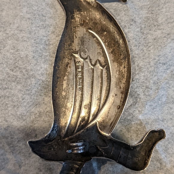 Antique Sterling Duck Lapel pin Collectors item! - Picture 8 of 11